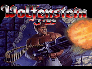 Wolfenstein 3D title screen for Super Nintendo